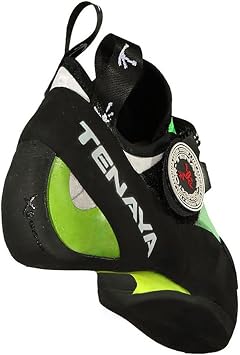 Tenaya, Mundaka Climbing Shoe, Green/Black, Mens 10.5/Womens 11.5