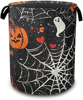 Halloween Pumpkin Collapsible Laundry Hamper