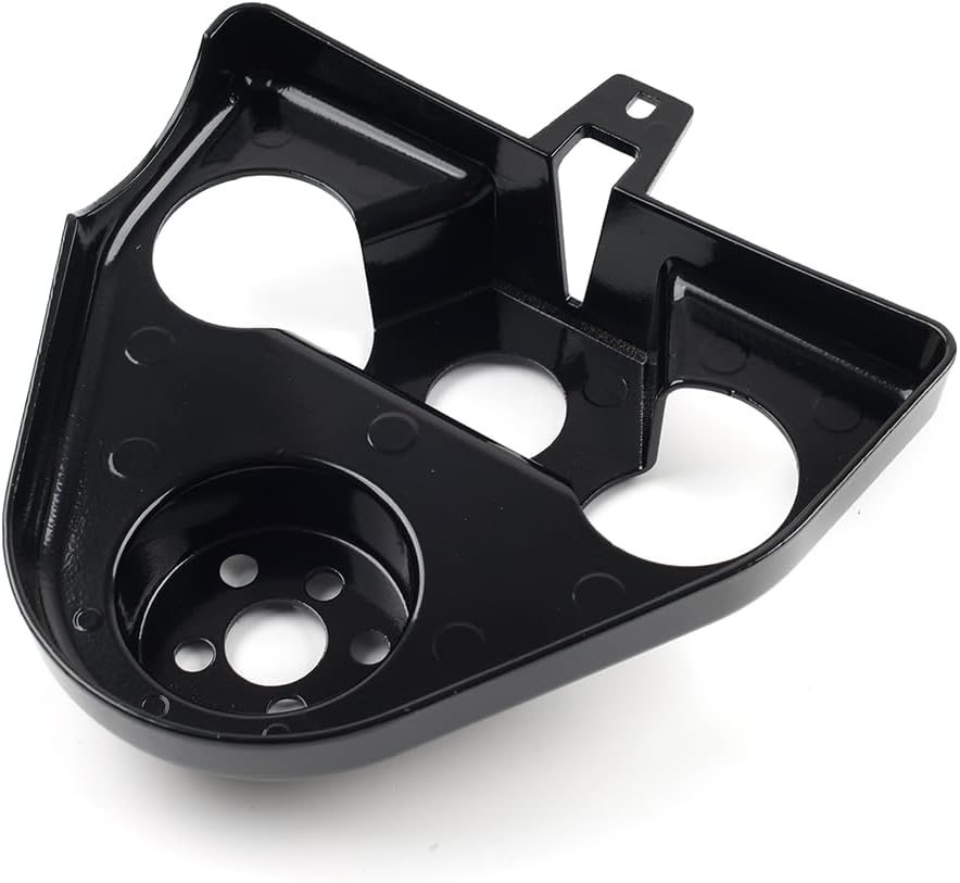 Cnfang4 Motorcycle Handlebar Riser Bracket Fixed Cover Black Zinc Alloy for Harley for Road King FLHR 03-13