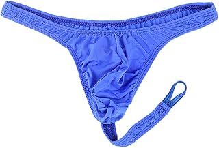 Men's Sexy Pouch C-Strap T-back Thong O-Ring Support Bikini Briefs Jockstrap String Underwear