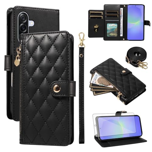 Housse Samsung Galaxy A36 5G avec emplacement cartes et béquille intégrée