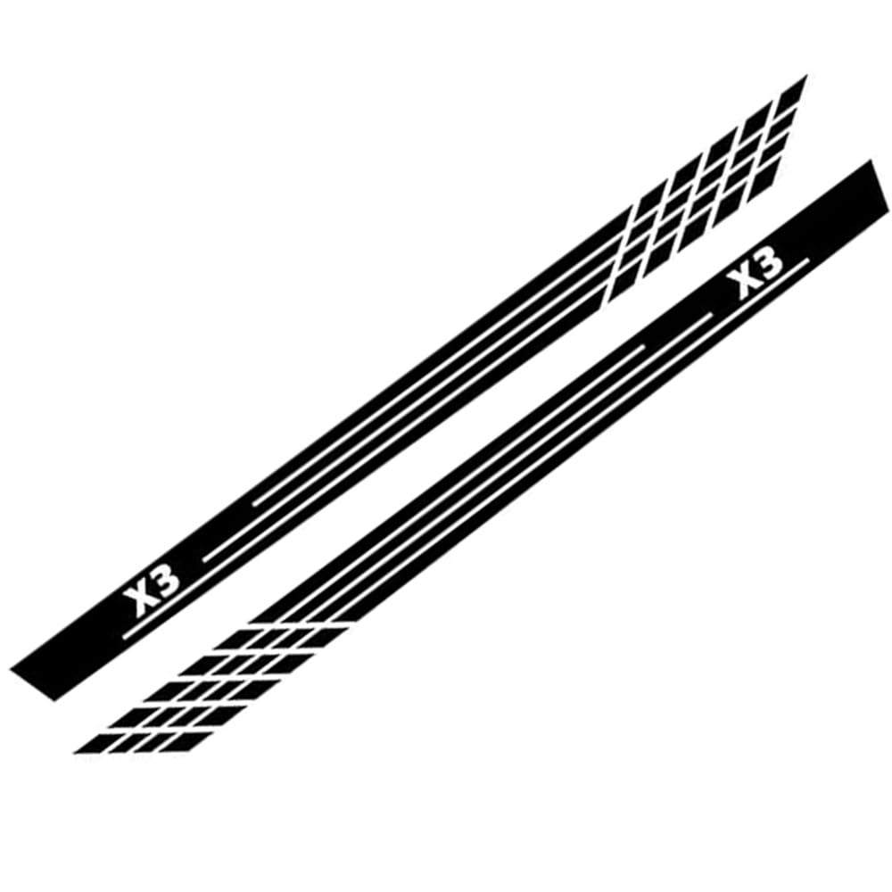 Produktbild von 4x Kohlefaser Fensterschalter Verkleidung Aufkleber Für BMW X3 E83 2004-10 TypeA
