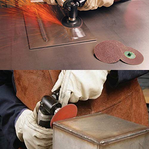 Katzco Sanding Disc – 50 Piece Set of Heavy Duty and Durable 2 inch 60 Grit Sander - Automotive, Tools and Equipment, Body Repair Tool