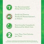 Greenies Feline Adult Natural Dental Cat Treats, Oven Roasted Chicken Flavor, 9.75 oz. Tub - Image 3