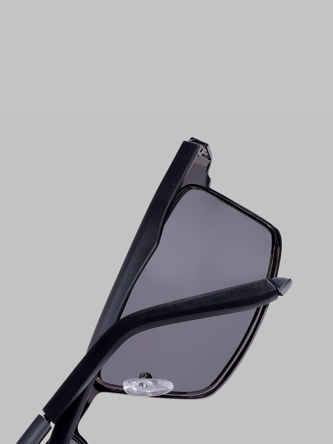 RideX Edition – Gray Black Rectangle Sunglasses | UV400 Polarized | Unisex 4
