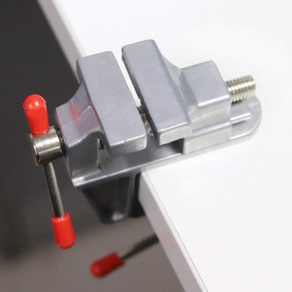 AASONS Mini Table Vise Clamp Small Bench Vice For Small Work Hobby Jewellery DIY Craft Repair Tool Portable Work Table Bench 2