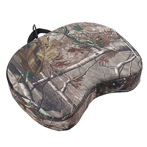 TOPINCN Outdoor Sitting Pad, Zipper Portable Handle Waterproof Hunting Seat Cushion Concave Design for Leisure (Tree)