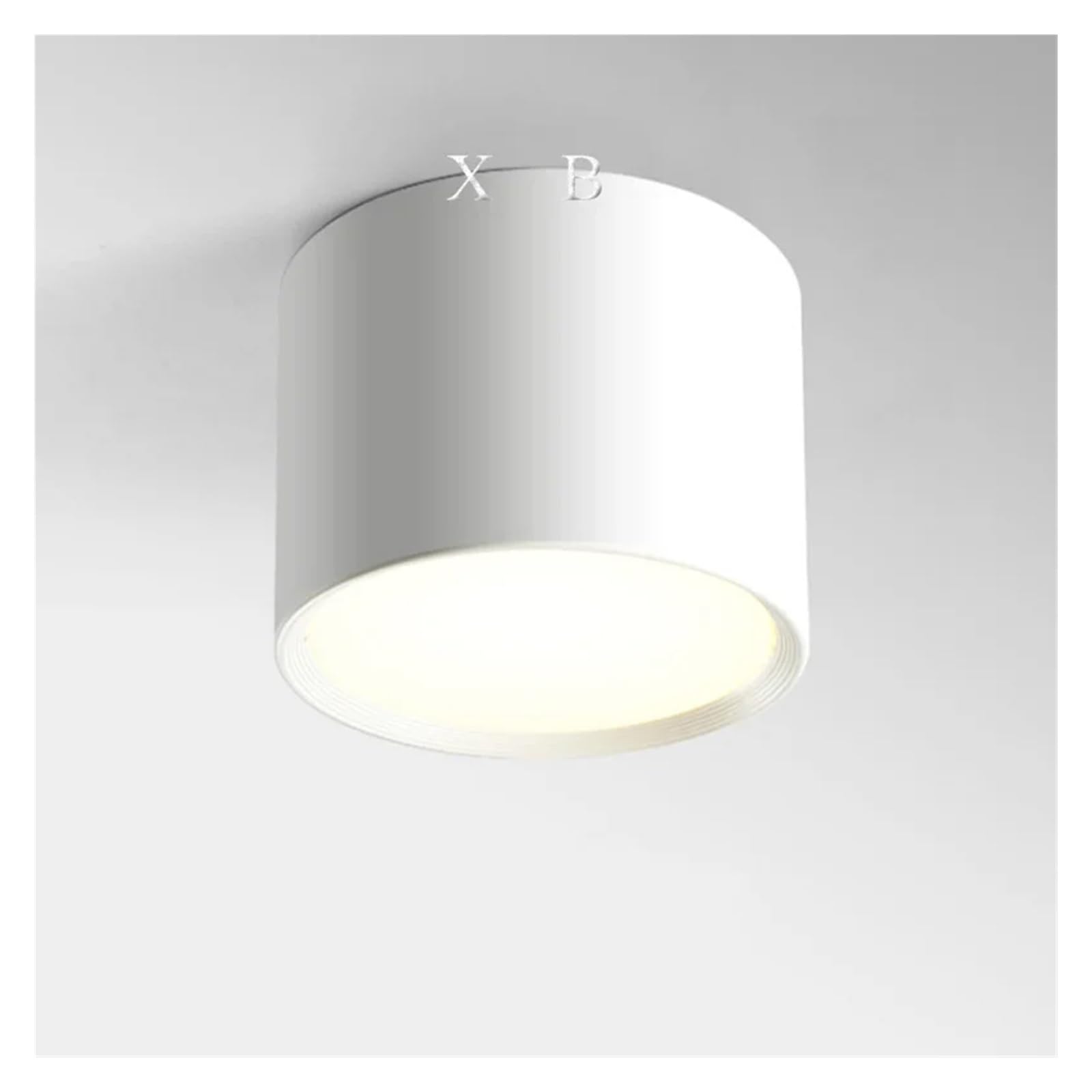Générique zhuguiming Spot encastré LED en saillie, éclairage latéral, 5W, 7W, 9W, 12W, 15W, 18W, 20W, style nordique(Natural white 4000K,20W White)