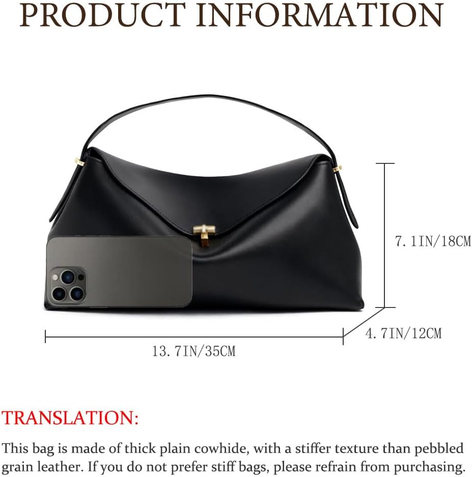 Genuine Leather Handbags for Women,Large Commuting Tote Bags with Removable Shoulder Strap,Shoulder Bag Purse for Work