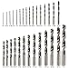 Narwhal Brad Point Wood Drill Bit Set (29 Pack with Storage Case) Carpenters Quality - Drill Splinter-Free Perfect Round Holes in All Types of Wood