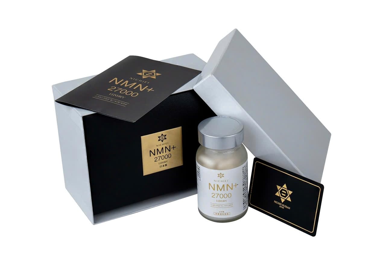最終値下げ NICHIEI NMN+ 27000 LUXURY ニコチンアミドモノヌクレオチド 化粧箱 Amazon.co.jp: NICHIEI NMN+27000 90 Tablets : Health & Personal Care