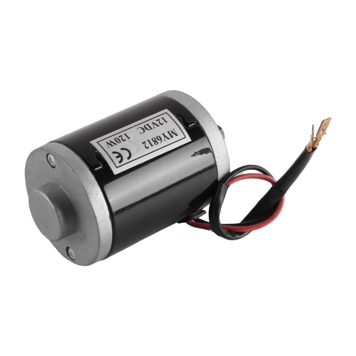 Moteur à courant continu à balais 12 V 120 W MY6812 Moteur électrique pour scooters électriques et vélos électriques avec système d'entraînement par courroie synchrone