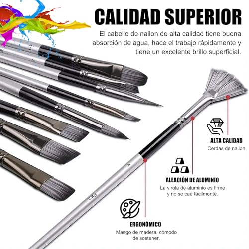 Catálogo de Sets de pinceles y brochas para comprar online. 21 Imagen adicional