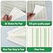 suituts 300 Sheets Columnar Analysis Pads 6 Column Accounting Paper, 8.5X11 Inch Ledger Paper for Bookkeeping, Accounting. 3 Hole Punch, Green(6 Pack, 50 Sheets/Pack)