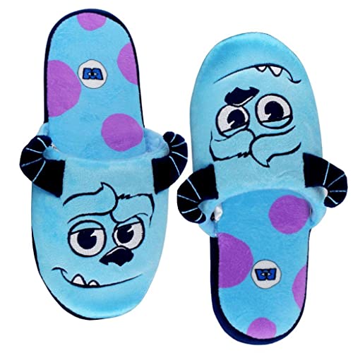 Sullivan Pantufa Chinelo De Quarto Adulto Azul Unissex Oficial Disney Monstros S.A Pixar Tamanho:M;C