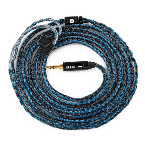Câble de rechange QDC 3.5 mm Yinyoo KBEAR en cuivre pour réparer IEM