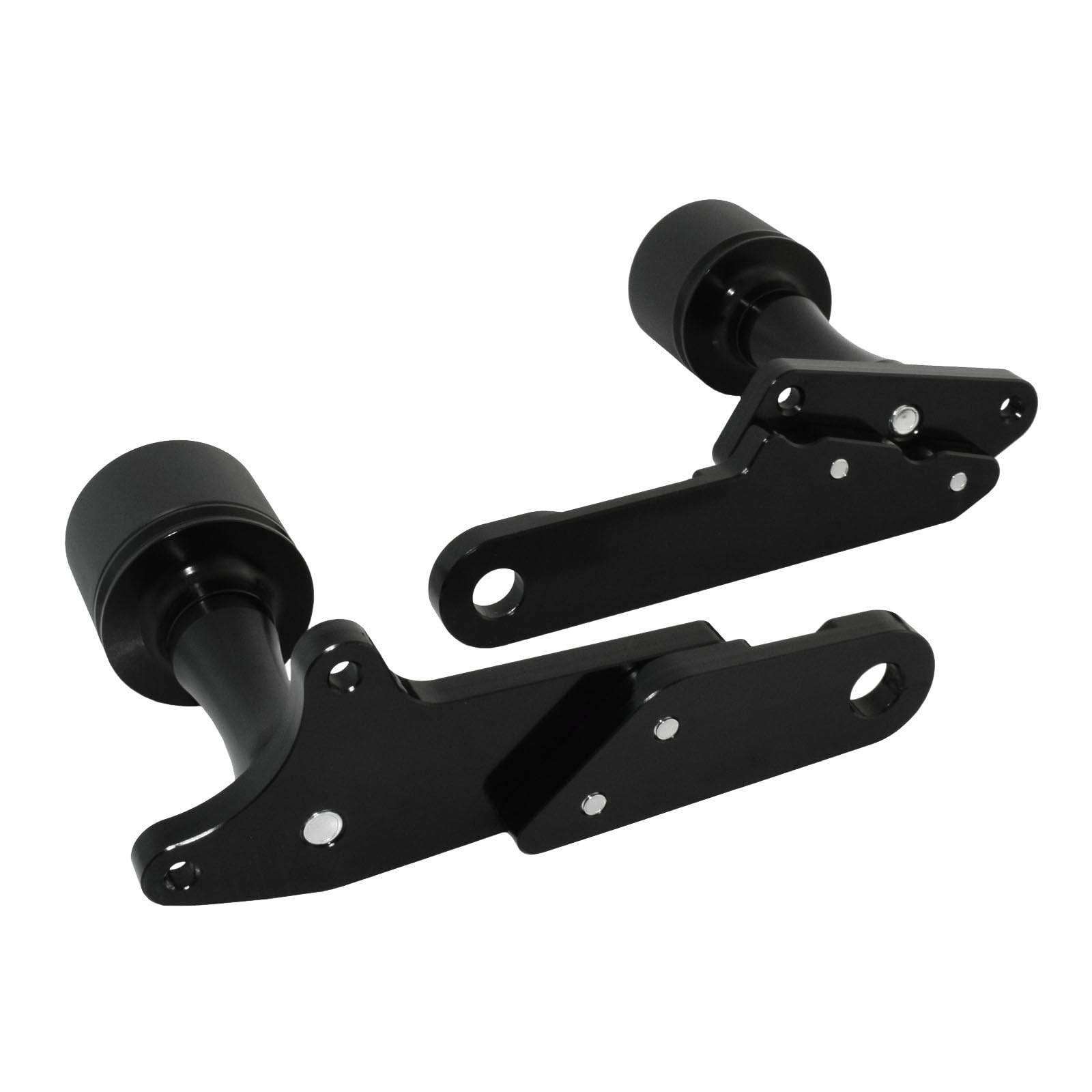 ESPEEDMTC Per HONDA CB500X CB500F 2019-2023 Tampone di protezione del paramotore Coperchio della protezione del cursore del telaio Protezione anticaduta (Nero)