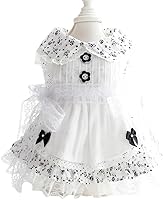 Vista 13 de Moda Vestido de Princesa de Chifón para Perro Dulce Cachorro para Perro EXTRAL Pequeño y Perro Pequeño Rosa M