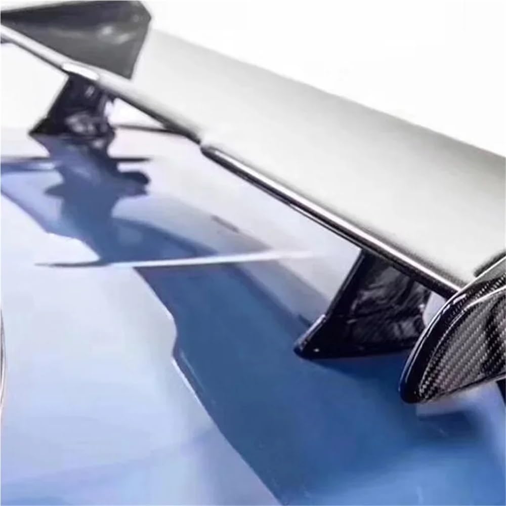 Spoiler z włókna węglowego kompatybilny z BMW E92 F10 F30 F22 E90 M3 M4 uniwersalny typ LMP tylne skrzydło bagażnika samochodu akcesoria(Unpainted FRP)