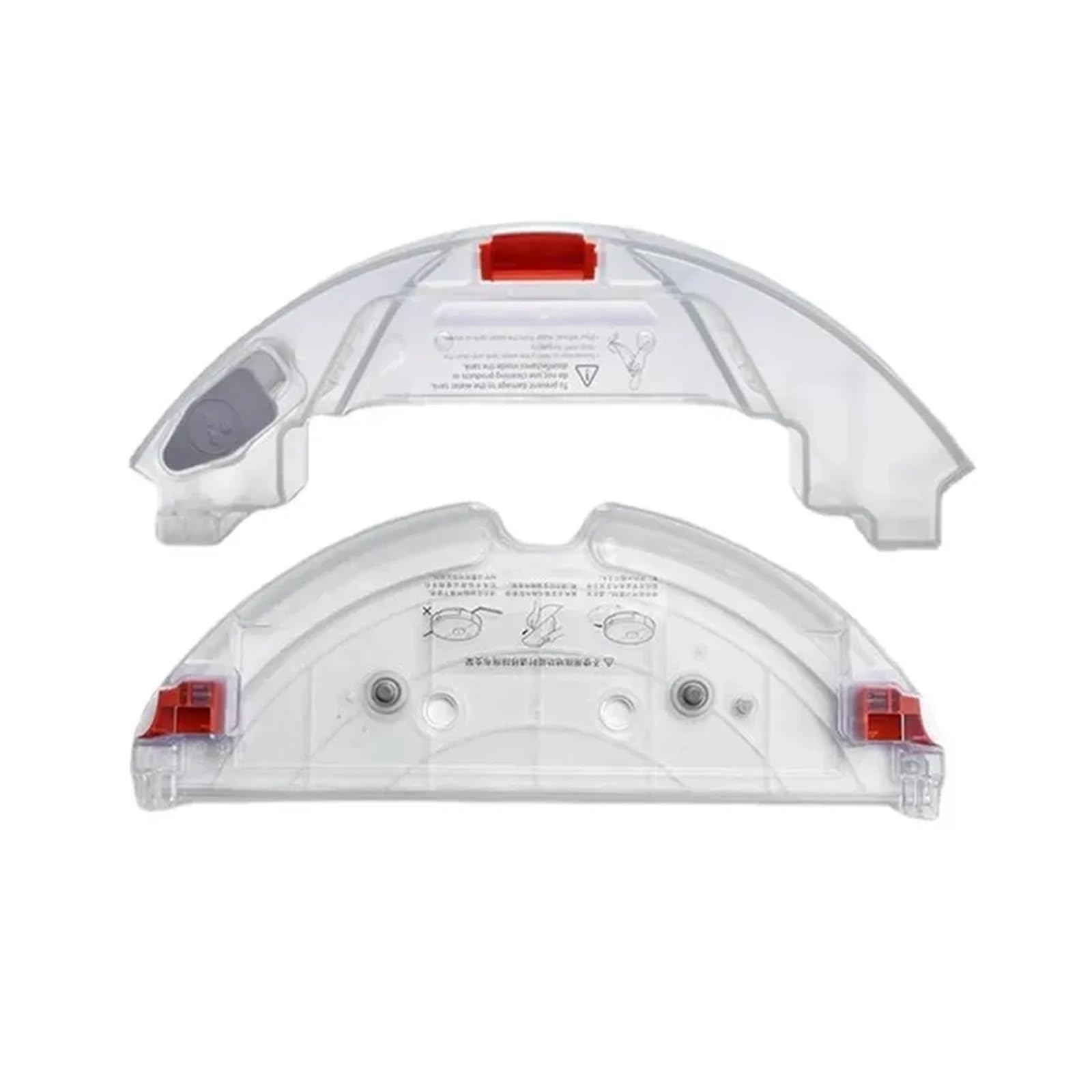 Aywnocrey 2Pcs-A Compatible For Roborock， S5 Max S6 Maxv S6 Pure T7 Robot Vacuum Cleaner Accessories Water Tank Mop Rack Mop Cloth Replacement Parts(2Pcs-A)