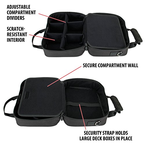 image for USA Gear Card Deck Storage Bag Compatible with TCG and CCG Deck Games 