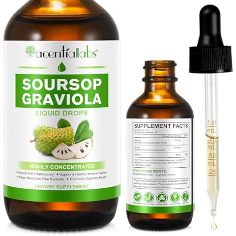NTSNWFWX Soursop Graviola Liquid Drop,Soursop Bitters Liquid,Organic Soursop Graviola Leaf Extract,for Cell Support,Boosting Immune Health, Relax,Natural Herbal Goodness,No Sugar/Gluten,2 Fl Oz Cover