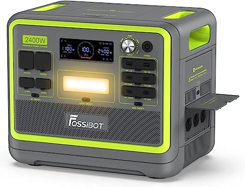 FOSSiBOT F2400 Station Electrique Portable 2048Wh LiFePO4-2400W (4800W Pic) UPS, Charge Rapide...