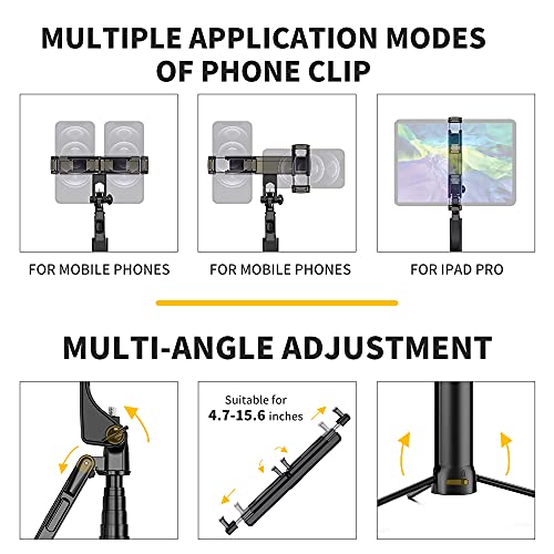 K&F Concept A200 Bastone Selfie Treppiede, 110 CM