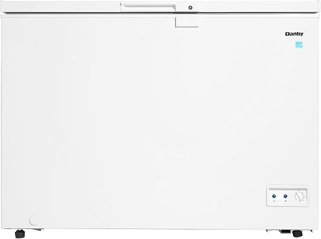 Danby DCF100A5WDB 10.00 cu. ft. Chest Freezer in White Garage Ready: Freezer can perform in temperatures from 0°F to 110°F (-17°C to 43°C).