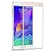 Note 4 Screen Protector, Pofesun Slim Premium Full Edge-to-Edge Cover Titanium Alloy Tempered Glass Body Sticker Protective Film Guard for Samsung Galaxy Note 4 SM-N910 0.3mm 9H 2.5D HD ¨C Gold