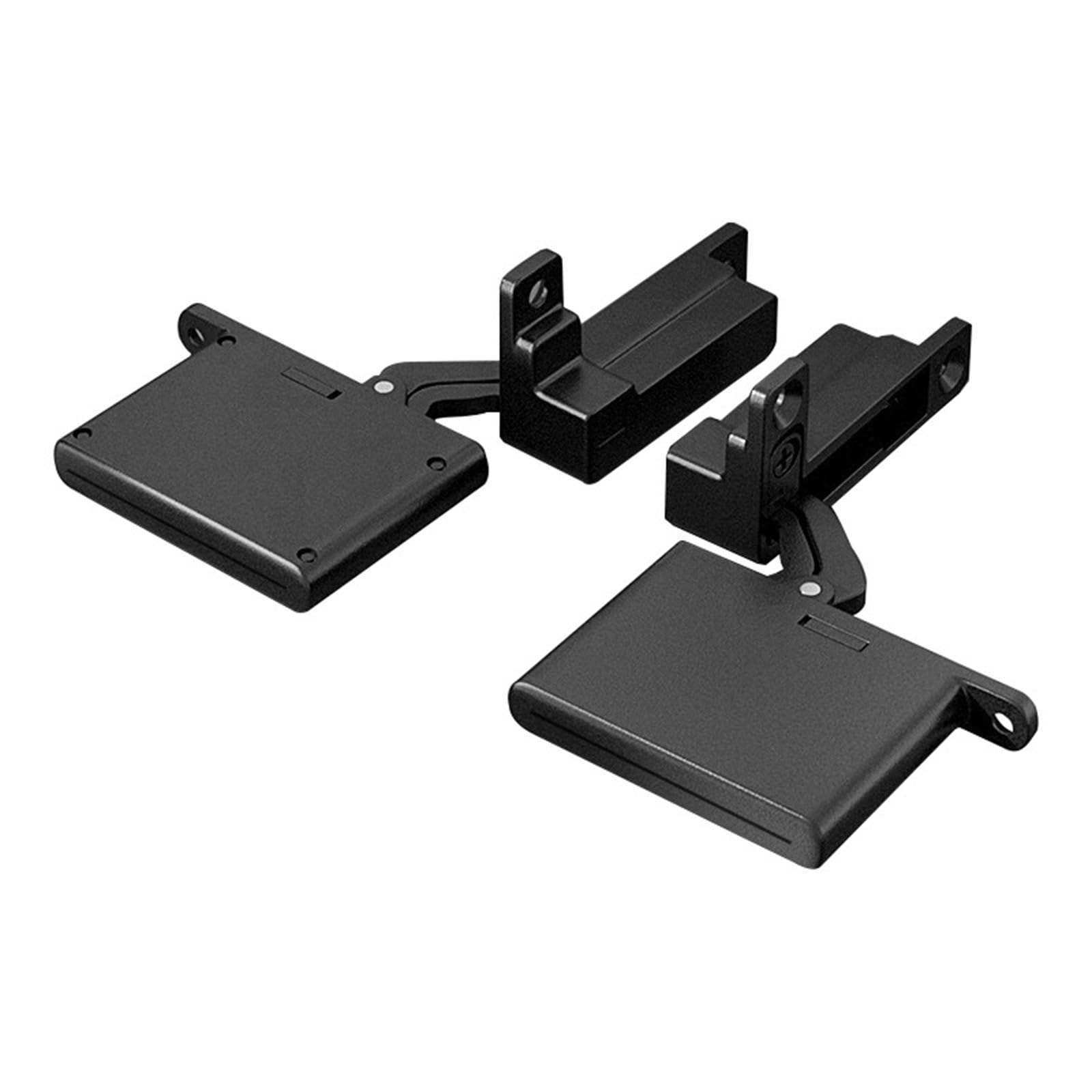 Charnière hydraulique haut de gamme pour cadre en aluminium et porte en verre de dressing