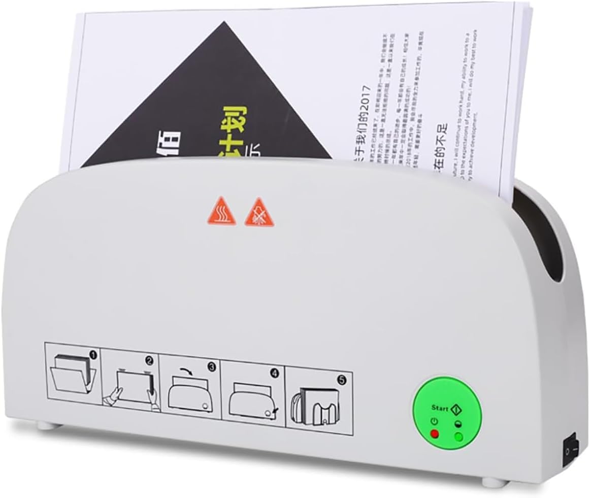 Electric Hot Melt Binding Machine, A4 Thermal Binding Machine with 33mm Max Binding Thickness, A4 Book Ridge Binding Kit 1 Min Fast Binding for Photo Album, Documents and Reports