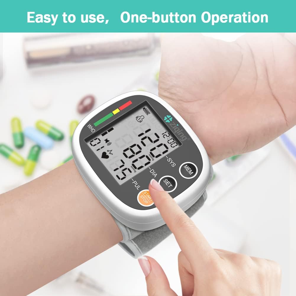 One-button operation of ZIQING Blood Pressure Monitor