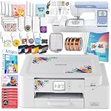 Brother SP-1 Sublimation Printer Bundle with PE900, Full Ink Set, 160 Sublimation Transfer Sheets...