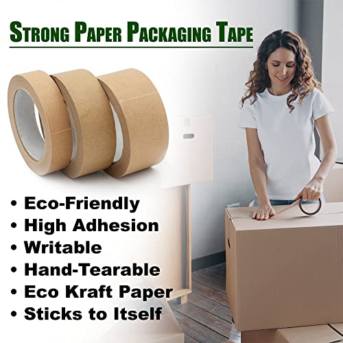 NATEE Kraft Paper Packaging Tape, 48mm x 50 Metres, Pack of 4 - Image 2