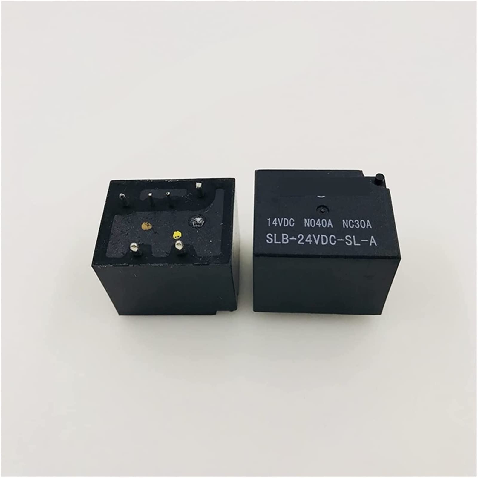 LKPEHTAGN Relay 10PCS Automotive SLB-12VDC 24VDC-SL-A 6PIN 40A 14VDC A Group of Normally Open