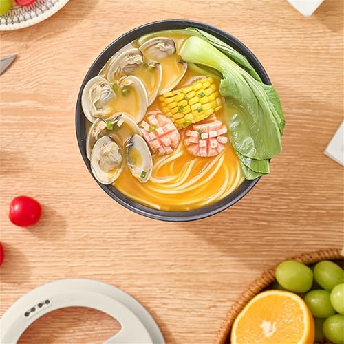 1.5L Mini Electric Hot Pot, Multi-Functional Non-Stick Cooker with Visible Lid, One-Key Switch for Noodles, Soup, Hotpot, Ideal for Small Gatherings & Travel (Blue) - Image 9