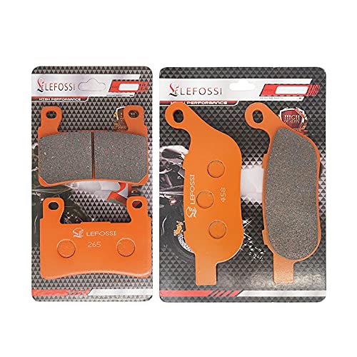 Plaquettes de frein FA296F et FA458R en carbone pour Harley Davidson Softail Slim S