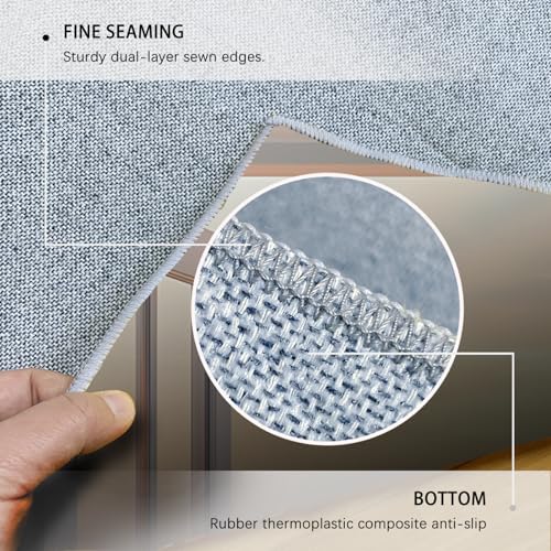 Tapis 140x200cm lavable en machine avec effet fenêtre 3D