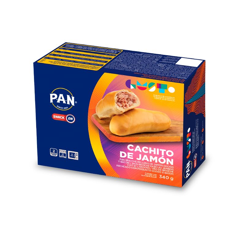 Cachitos de jamón congelados - 2 unidades, 340 gramos