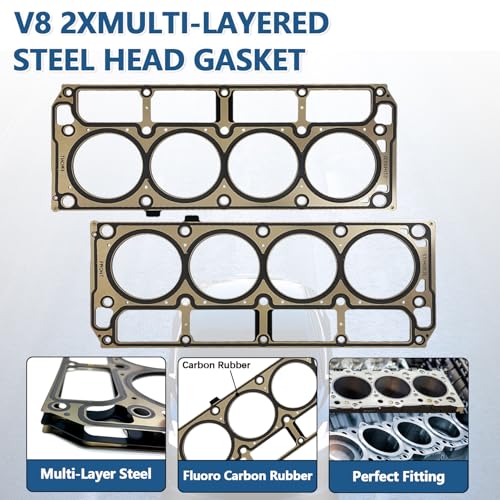 Image of E1840P Stage 2 Camshaft Kit with Lifters| Head Gaskets | Springs | Pushrods | Seals | Bolts Set | Oil Pumps | Chain Compatible with 1997-2006 LS 4.8 /5.3 /5.7 /6.0 GMC Chevrolet Sierra Tahoe