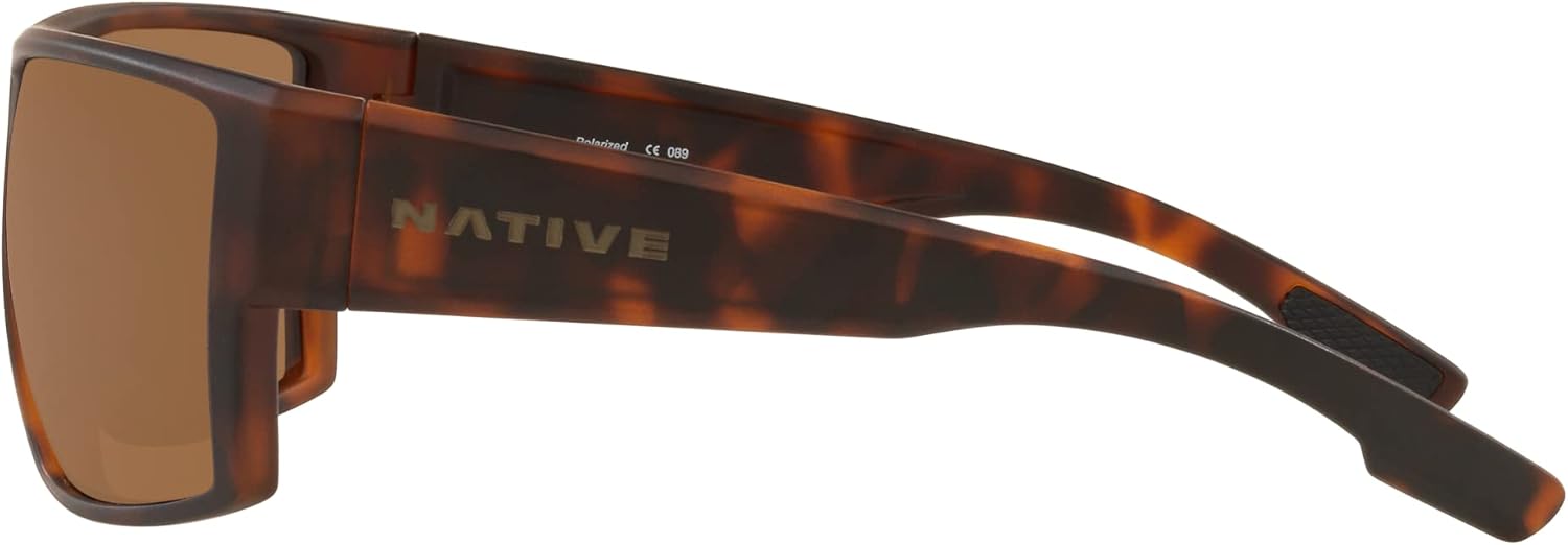 Native Man Sunglasses Matte Black Frame, Grey Lenses, 64MM - Image 2