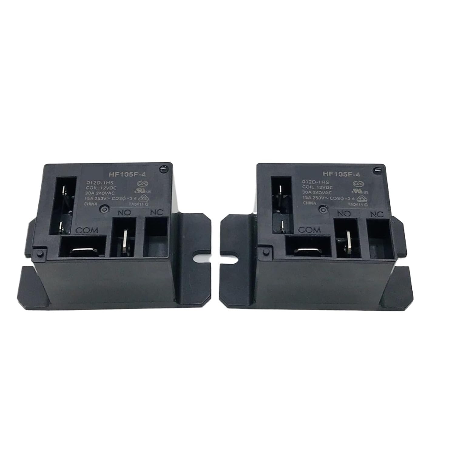 JQX-105F-4-012D-1HS JQX-105F-4-012D-1HS JQX-105F-4-012D-1HS Air Conditioning Relay 4-pin Normally Open 30A 240VAC Relay 1Pcs