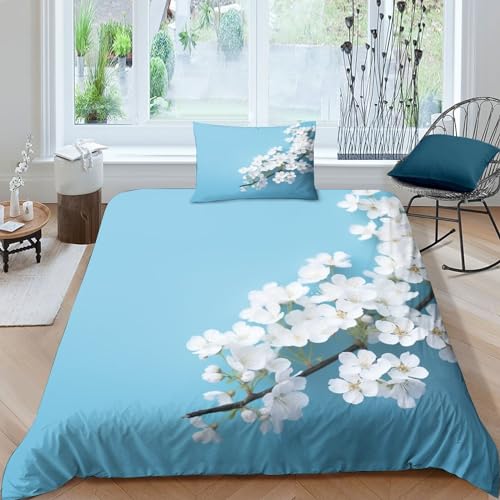 Housses de couettes microfibre anti-plis lit simple 135x200cm - 2