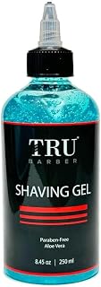 TRU BARBER Shaving Gel for Men, Straight razor shave, Perfect edging and smooth shaving