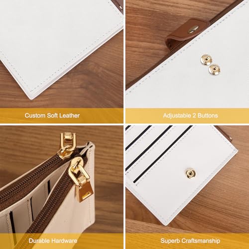 Image of Travelambo RFID Wallet Women Large Size Bifold Multi Card Wallet Case with Zipper Pocke Credit Card Holder for Women