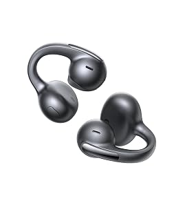 Baseus Bowie MC1 Pro Open Ear Clip-On Headphones, Hi-Res LDAC & HiFi4 Acoustic Sound, 5g Ultra-Lightweight Comfort, SuperBass 2.0, DNN 4-Mic AI Clear Calls, IP67 Waterproof, Bluetooth 6.0 - Amazon product rated Grade A