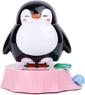 YGMONER Solar Dancing Animal Car Dashboard Decorations Shaking Body (Penguin)