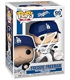 Freddie Freeman #99 Facsimile Signed Reprint Laser Autographed Funko POP! Baseball MLB: Los Angeles Dodgers Figurine with Protector Case