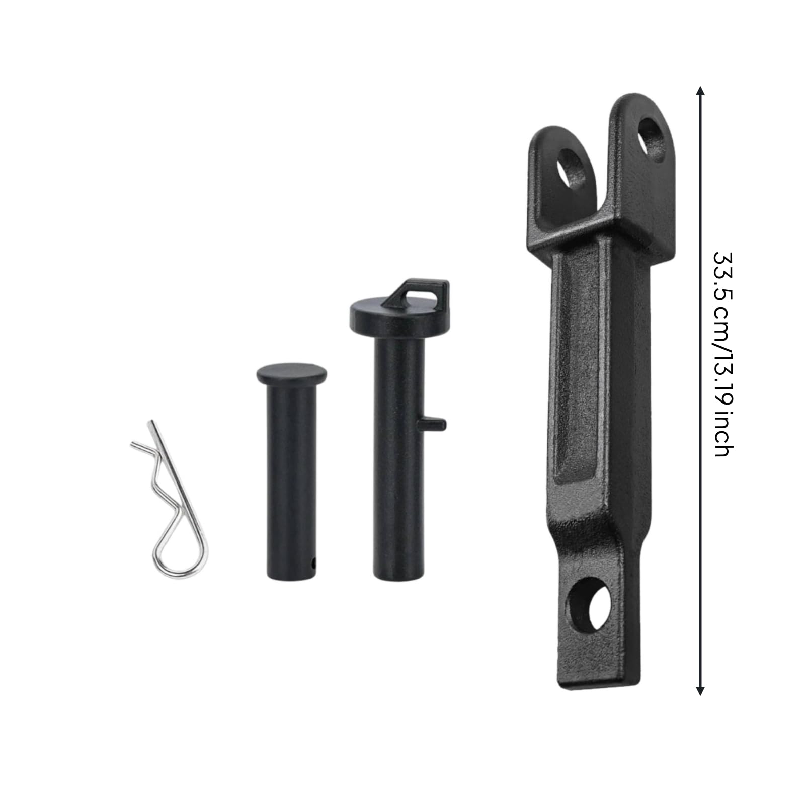 Gancio di Traino con Perno Professionale Gancio di Traino con Perno Trazione Facile da Installare Ferramenta per Camionisti, Meccanici, Officina
